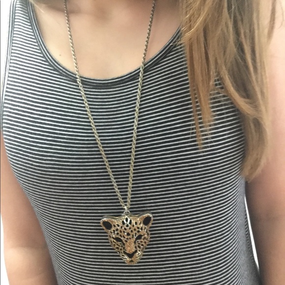 Vintage Betsy Johnson Cheetah chain - Picture 7 of 8